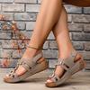 Fashion Roman Style Women's Sandals Open Toe Beach Slippers Summer Wedges Comfortable Outdoor Slip-On Shoes for Women Large Size 43