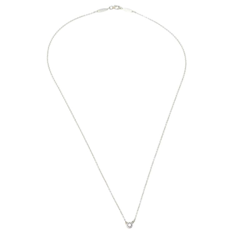 Tiffany & Cie. Collier Elsa Peretti® Design Original Diamant Argent 925 Collier Femme FF7344