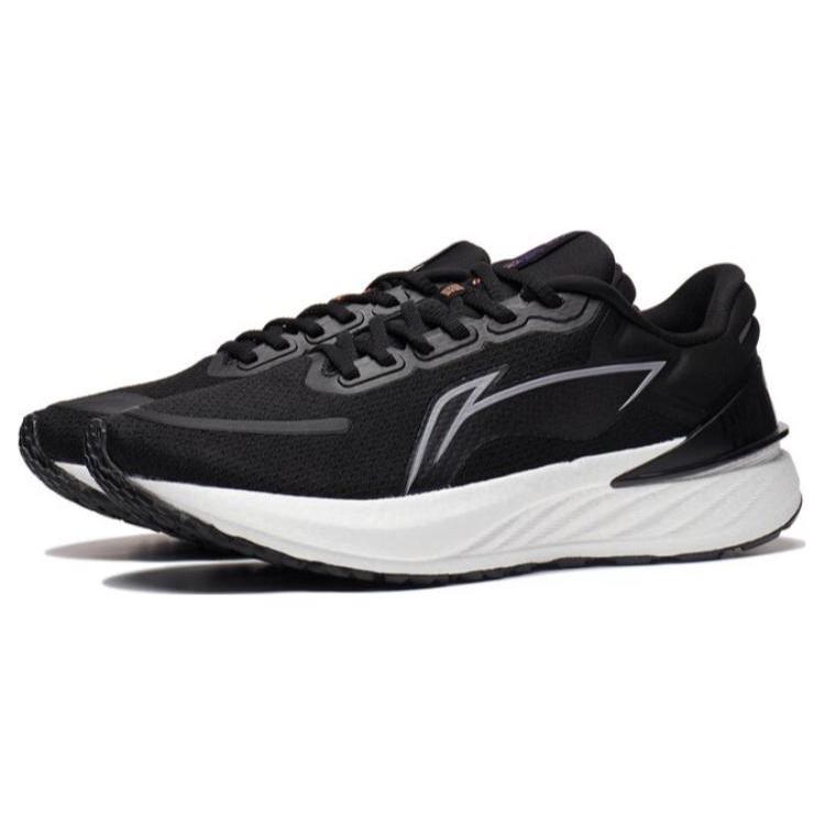 New LiNing YueYing 2.0 Durable Breathable Low Top Running Shoes Men's Black ARHT001-3