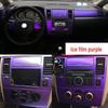 05-10 Tiida Interior Carbon Fiber Gear Console Stickers