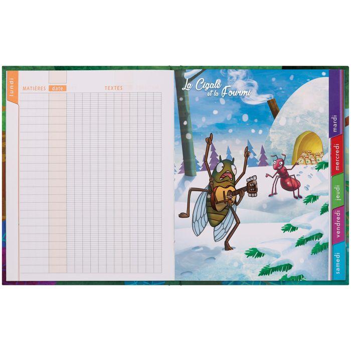 Cahier de dessin - calligraphe - 8000 - 96 pages - couverture en polypro - papier 120 g