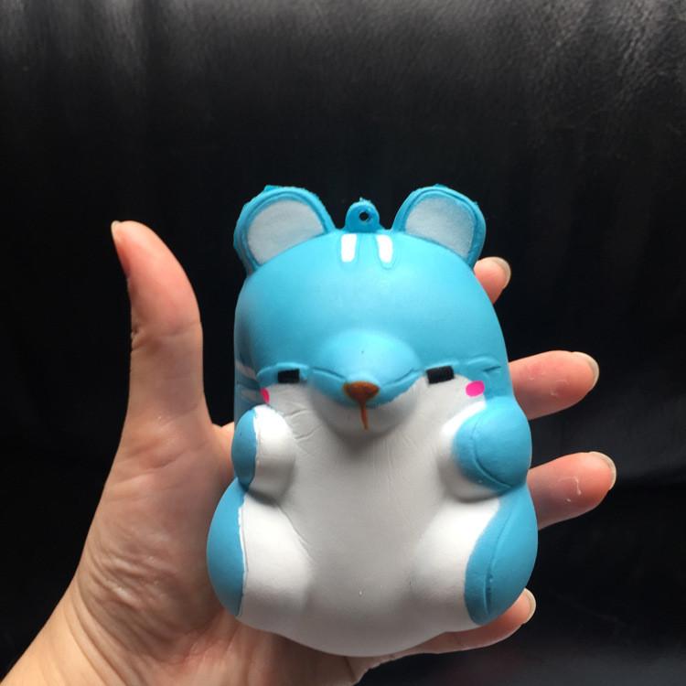 Cute Hamster Squishy Phone Charm With Pu Foam For Stress Relief And Gift Use