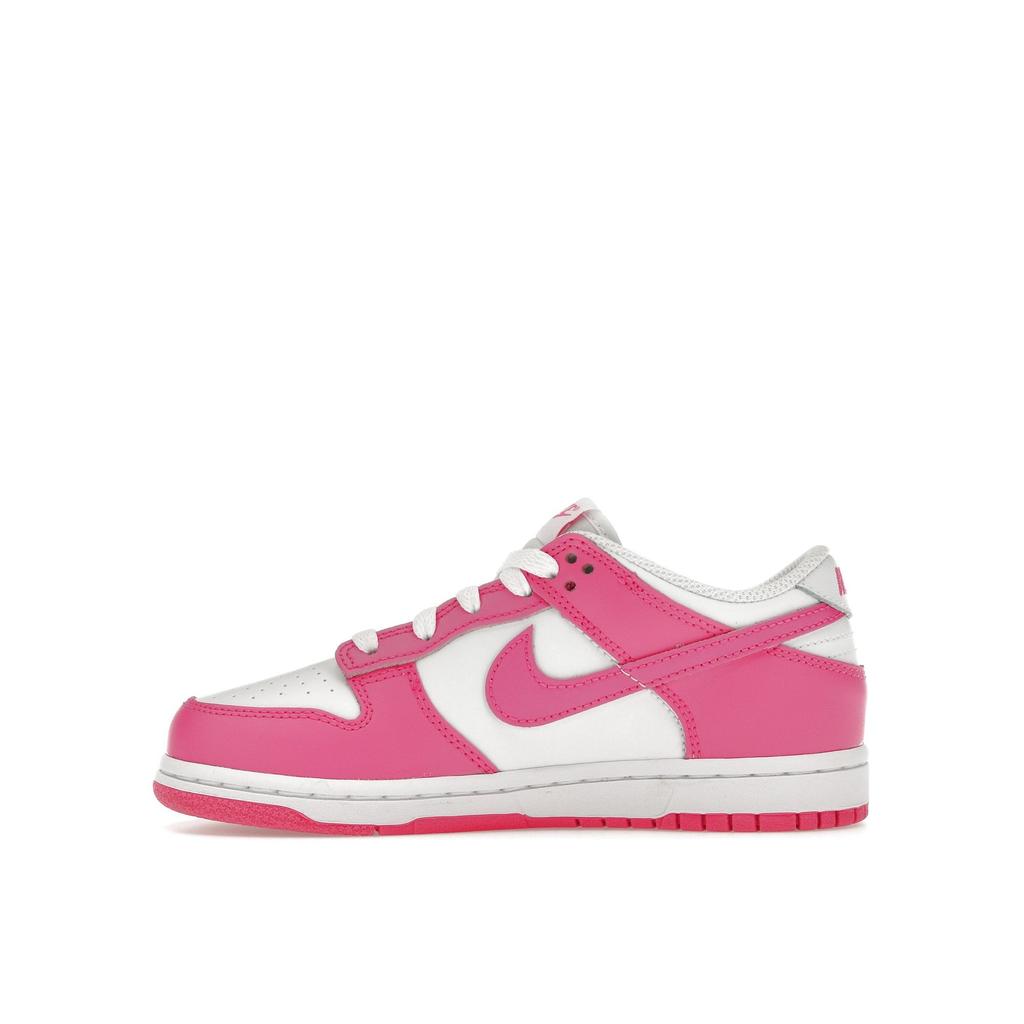 Nike Dunk Low PS Laser Fuchsia Kids Sneakers Pink White FB9108-102