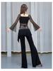 Belly Dance 2025 Women's Long Pants Set - Sexy Spring/Summer Oriental Dance Practice & Performance Costume for Beginners