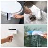 2 In 1 Double Sided Glass Cleaner Brush Sponge Squeegee for Windows Mirrors Shower Long Handle Bathroom Car Windshield Cleaning