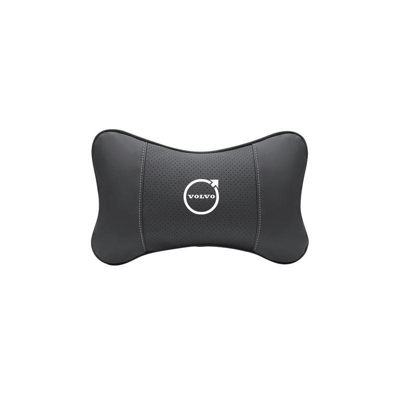 Car Seat Headrest Leather Neck Pillow For Volvo V60 V40 XC90 S60 C30 XC60 V50 V70 S90 Olestar AWD XC40 S80 V90 Car Accessories