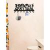 Black Metal Kitchen Towel Hook, Cute Puppy Shaped Wall Decor, Creative Gift for Dog Lovers