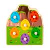 Children's Dinosaur Egg Color Matching Three-dimensional Jigsaw Puzzle Early Education Aware Baby Enlightenment Wooden Toy