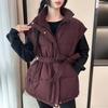 Gilet alla Moda Invernale Caldo Donna Capispalla Con Cintura Piumino Senza Maniche Casual Spesso Giacche da Donna