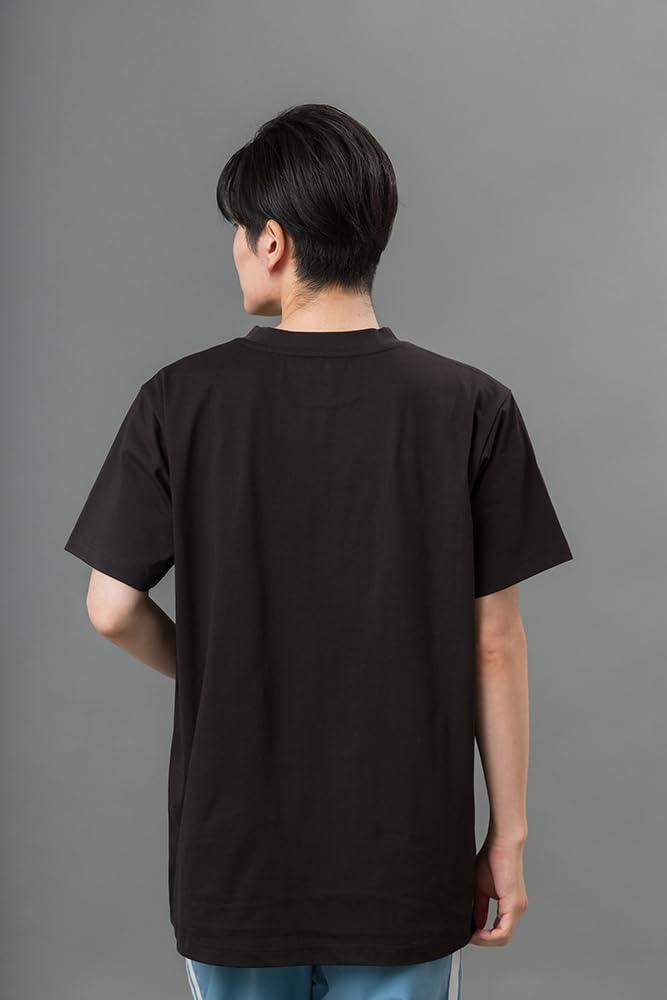MIKASA Size L Short-Sleeve T-Shirt, Black, (Unisex) 2600-BKL