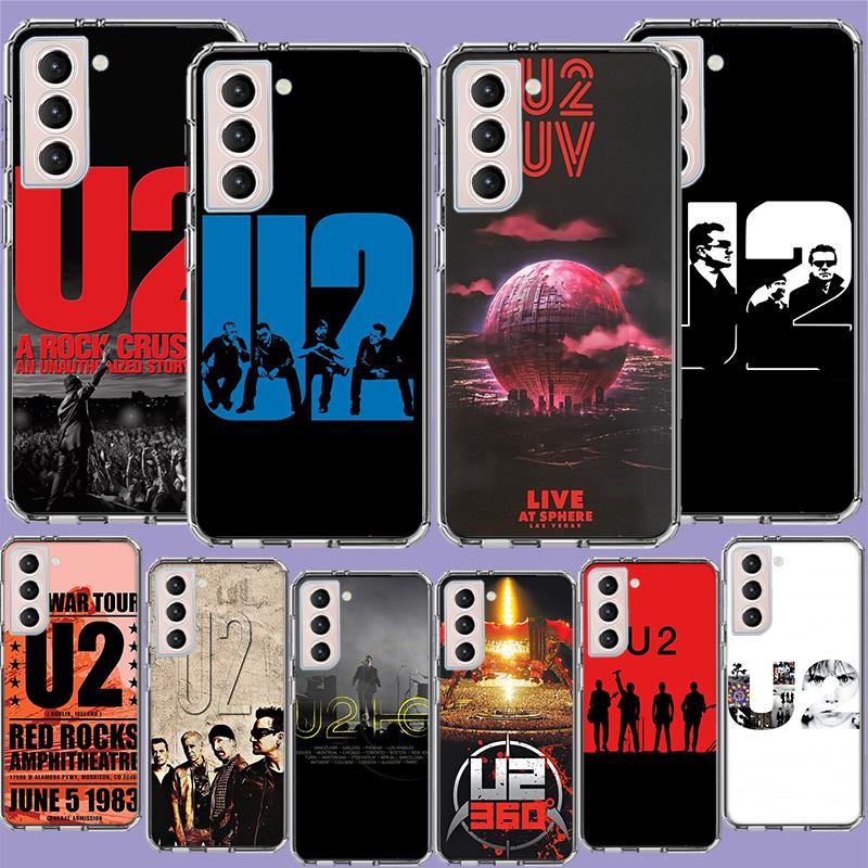 Band U2 Phone Case For Samsung A16 A26 A36 A56 A17 A15 A25 A35 A55 A14 A24 A34 A54 A04S A05S Galaxy Note 20 10 9 8 A9 A8 A7 A6 C