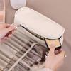Travel Makeup Brush Bag Roll Up Makeup Brush Organizer 12 Slots Makeup Brush Case with Zipper Pocket for Cosmetic Essentials Makeup Brushes