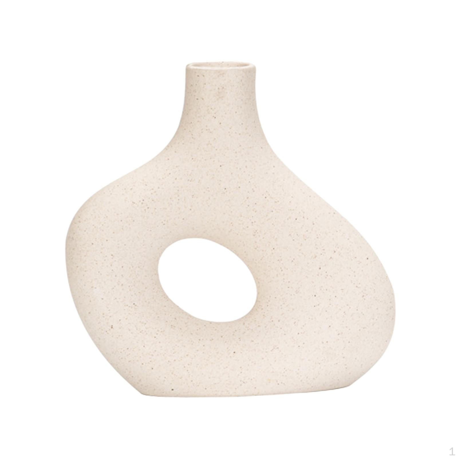 

Abstract Ceramic Flower Vase Planter Flowerpot Table Centerpieces Desk Plants Pot for Dining Room 22.5cmx23CM