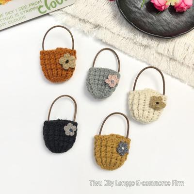 Knitted Flower Bag & Hair Accessory DIY Pack