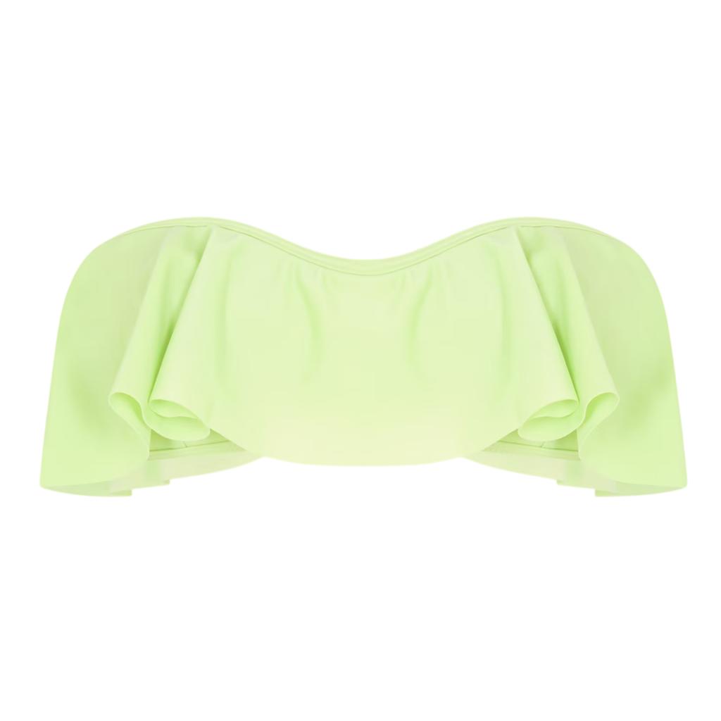 BRAVE SOUL Womens/Ladies Frill Bandeau Bikini Top
