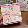 Hangyodon  My Melody Cinnamoroll Desk Calendar Cute Retro Ins-Style Cartoon Decor For Students Collectible Gift