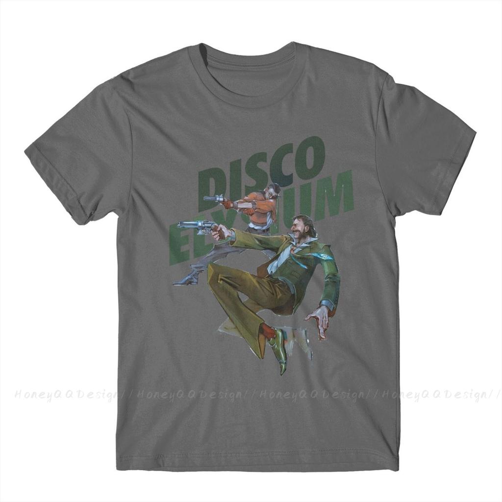 Emotion Evoke Print Cotton Shirt Hombre Disco Elysium Revachol Rpg Unisex Fashion Streetwear Adult Tee Unisex O Neck Unisex Tshir