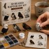 Kit de Loisirs Créatifs Animal en Perles, Kit de Fabrication d'Animaux 3D en Perles, Kit d'Art en Perles Araignée Poulpe Orang-outan Oiseau Mignon pour Débutants Adultes Projet Créatif Familial Maison