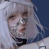 Luxuriöse Punk-Maske, flüssig, unregelmäßig, silberfarben, hohle Legierung, Gesichtskette, Accessoires für Damen und Herren, Partyschmuck