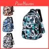 Printed Large Backpack Capacity Wear Resistant Student Schoolbag