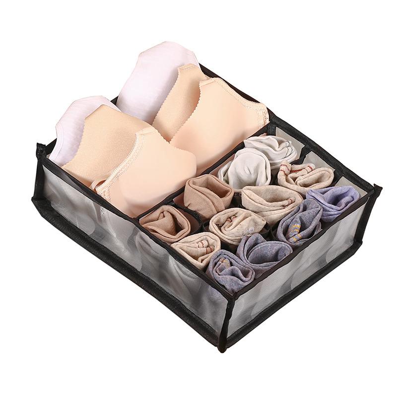 Home Foldable Closet Organizer For Underwear Cotton Underwear Storage Box Socks Bra And Panties Drawer Organizer Drawers#ww