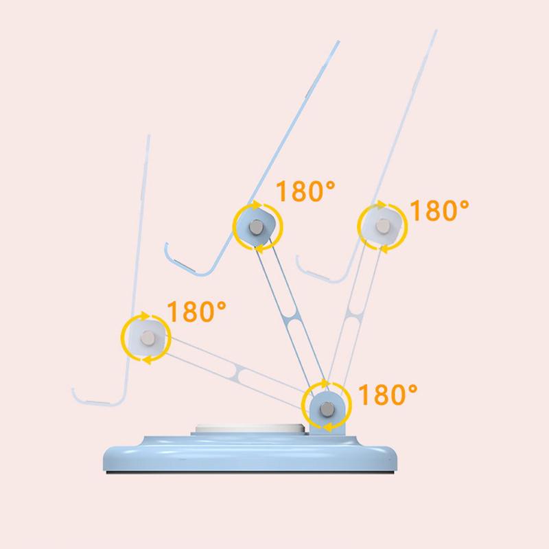 Foldable Mobile Phone Stand 360 Rotation Desktop Holder Portable Bracket