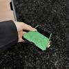 Plain Python Skin Pattern Side-hung Phone Case For Samsung Z Flip 7 Flip7 Flip 6 Galaxy Z Flip 6 5 Slim Hard Protect Cover