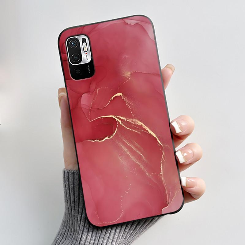 For Xiaomi Redmi Note 10 JE 10T JE Casing Cute Love Rabbit Funny Black Soft Silicone Phone Case For Redmi Note10 JE Bumper Cover