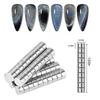 YIKOOLIN 10/50PCS Mini Round Magnets Set Cat Eye Design for Acrylic Nail Clippers Measuring Artificial Nail Length Compatible
