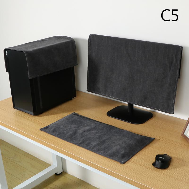 1/2/3PCS 27inch Computer Dust Cover Desktop Lcd Screen Monitor Main Box Keyboard Protective Cover for Household Dust Covers