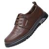 Height Increase Business Casual Men's Leather Shoes Trend Versatile Fashion Leather Shoes Soft Sole Soft Surface Comfortable Men's Leather Shoes