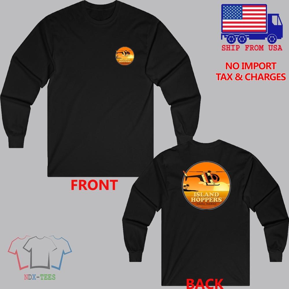 Island Hoppers Magnum PI Men#039;s Black Size S to 3XL Unisex T-Shirt XL