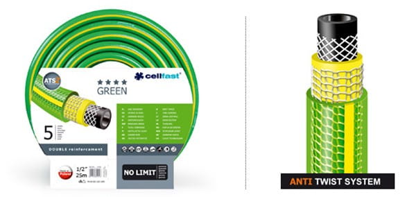 Cellfast Garden Hose Green Ats 1/2" 50M *