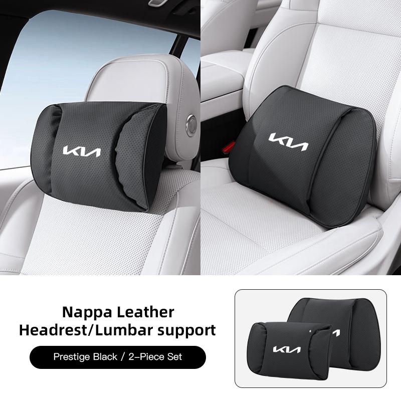 Car Headrest Neck Pillow Lumbar Cushion Set Breathable Soft For KIA K3 Sportage Carnival K5 Seltos Pegas KX1 EV5 Sonet EV6 K4 K8