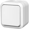 Waterproof Two-way Switch - QUARX - Aqua Pro - IP55 - 250V -10AX - Quick Connection - White