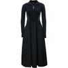 ONLY Women's Lapel Knit A-Line Midi Dress
