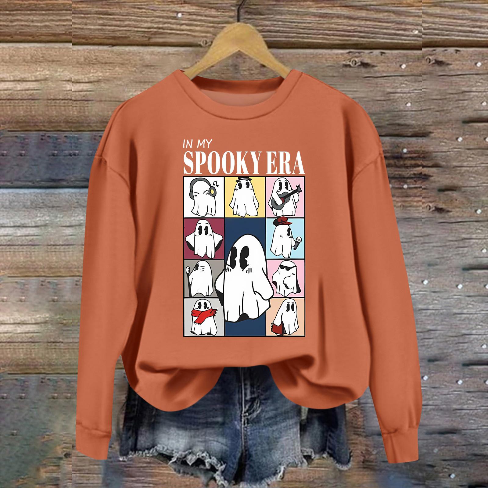 

Жіночі топи осінь-зима Жіноча толстовка з довгими рукавами Повсякденна толстовка з круглим вирізом вільного крою, флісові топи XL шафрановий