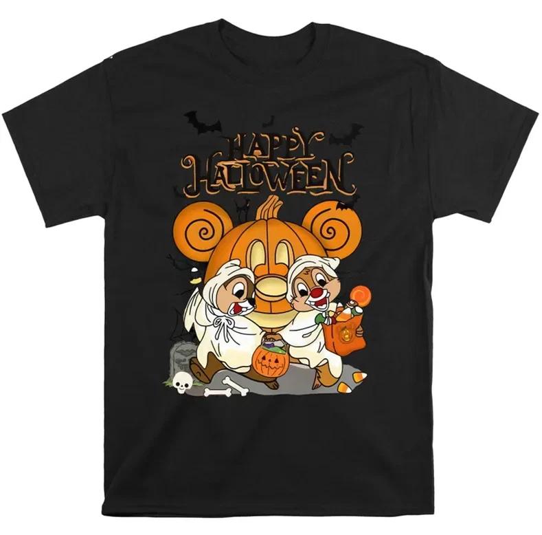 Cute Chip Dale Happy Halloween TShirt Unisex S