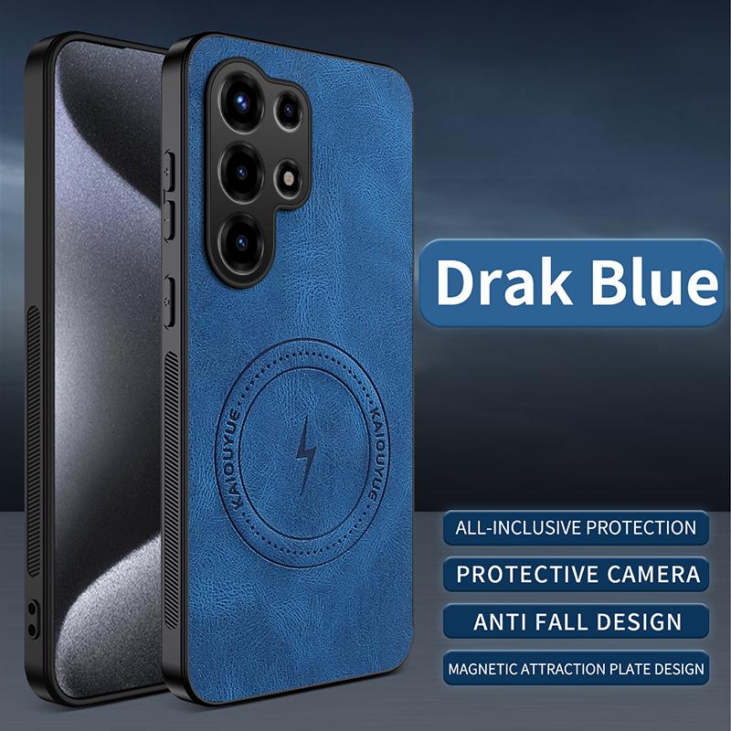For itel Super 26 Ultra/itel Super 26Ultra Case Simple Stylish Magnetic Suction Luxury PU Leather Skin-friendly Anti-drop Cover