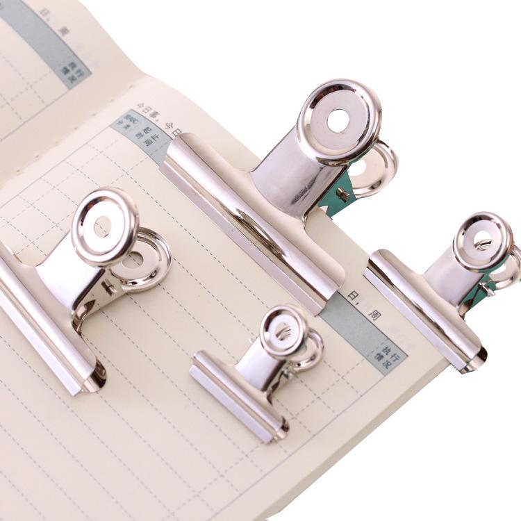 Silver Round Head Steel Office Clip - Stainless Steel Long Tail Bill Clip