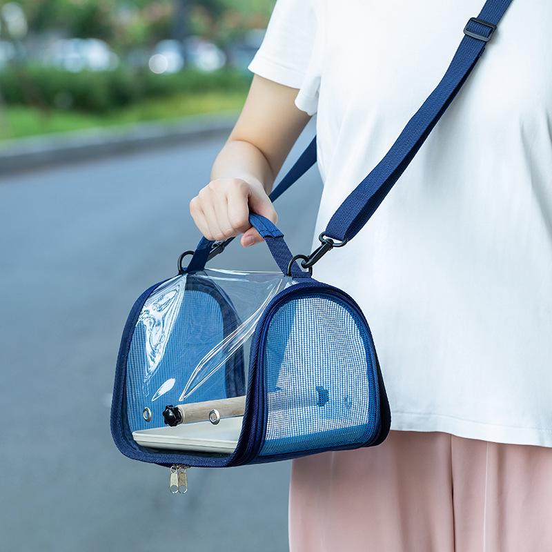 Portable Pet Carrier: Ideal for Small Birds, Pigeons, Lizards, Hamsters, and Cockatiels