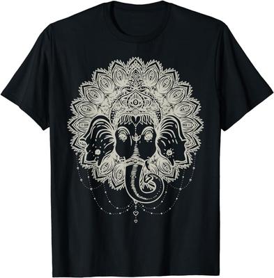 NIEUW BEPERKT Sak Yant Thaise Tattoo Spirituele Ganesha Olifant Thailand Shirt S-5XL Unisex T-shirt