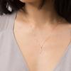 EManco Necklace Factory Price Flowing Geometric Vertical Pendant Necklace New Creative Jewelry Fashion Necklace