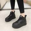 High-top Casual Shoes, New Thick-soled Heightening Velvet Sports Shoes, Fashionable and Versatile Sports Women