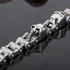 Trendy Personality Domineering Skull Bicycle Chain Titanium Steel Men'S Bracelet
