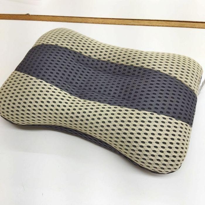 Ok Hype Sleep Pillow, a 3D Honeycomb Structure Pillow Designed for Relief from Stiff Shoulders and Neck Pain, Gray, with a Height-adjustable Sheet