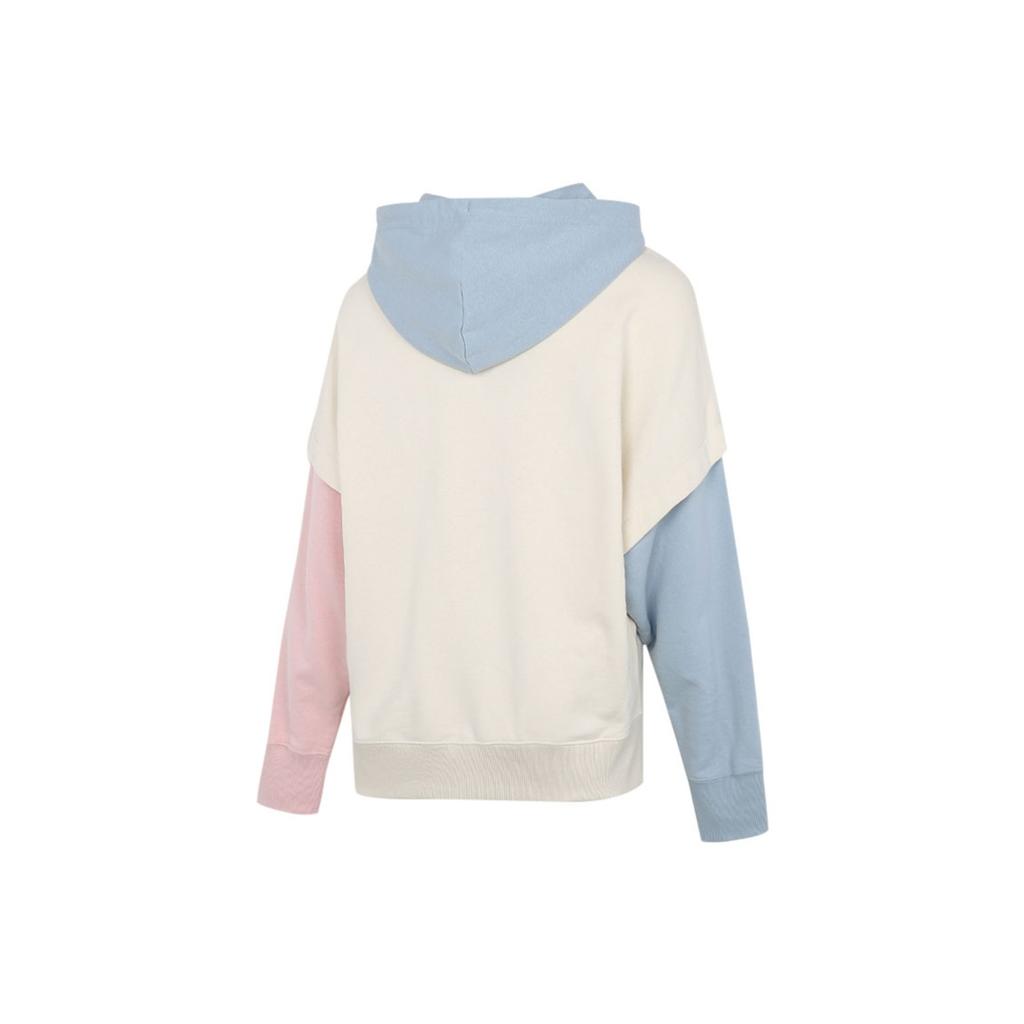 Puma Zweiteilige Colorblock Strick-Kapuzenjacke Damenjacken Off-White 531602-73