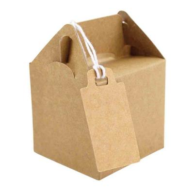 MégaCréa DIY - Kraft Cardboard Gift Boxes 7x5cm 6 Pieces