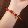 Gifts Rabbit Pendent Niche Design Fashion Jewelry Women Bracelet Chinese Style Bracelet Hand Rope