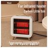 Compact Silent Infrared Electric Heater for Home or Office Use